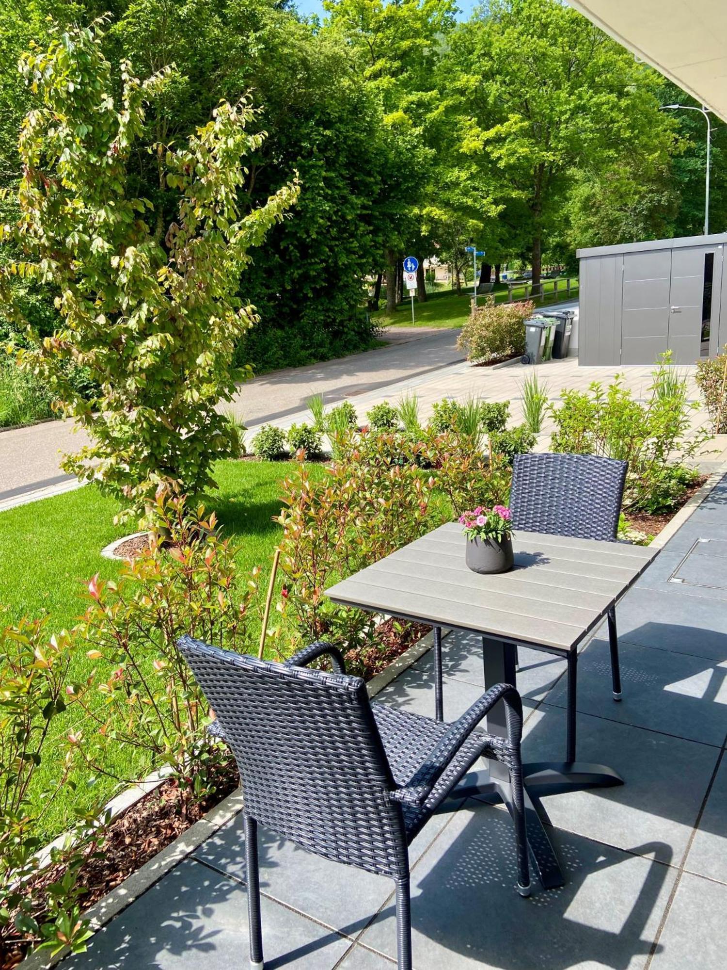 Halbstueck - Ferienwohnungen Am Kropsbachpark Sankt Martin Kültér fotó